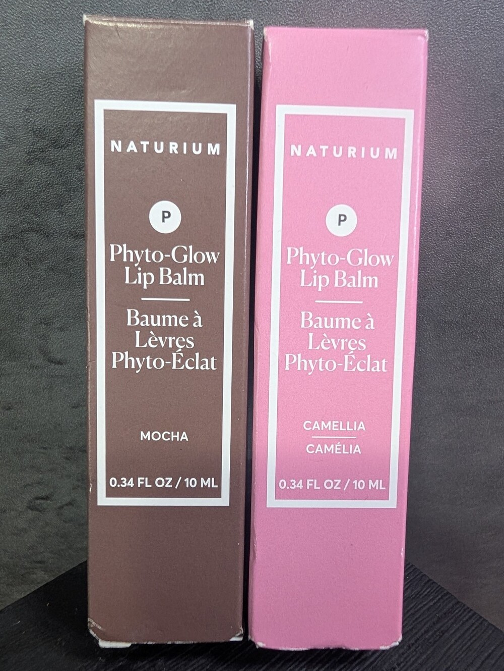 Naturium Phyto-Glow Lip Balm Duo Mocha & Camellia 0.34 oz